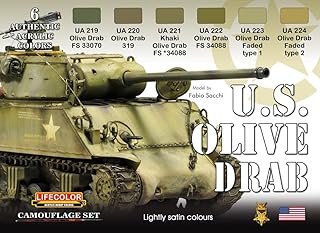Camouflage Set LifeColor CS11 U.S. OLIVE DRAB