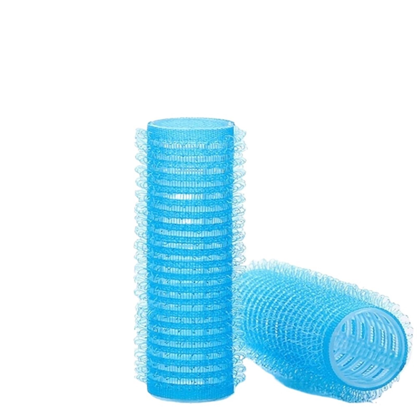 L6NqIAG 6pcs Self-Grip Hair Rollers 6PCS Heatless Hair Curlers No Heat Dressing Hair Bangs Volume Self-adhesive Hook Loop DIY Styling Tools Hair Curlers(Blue,20mm)
