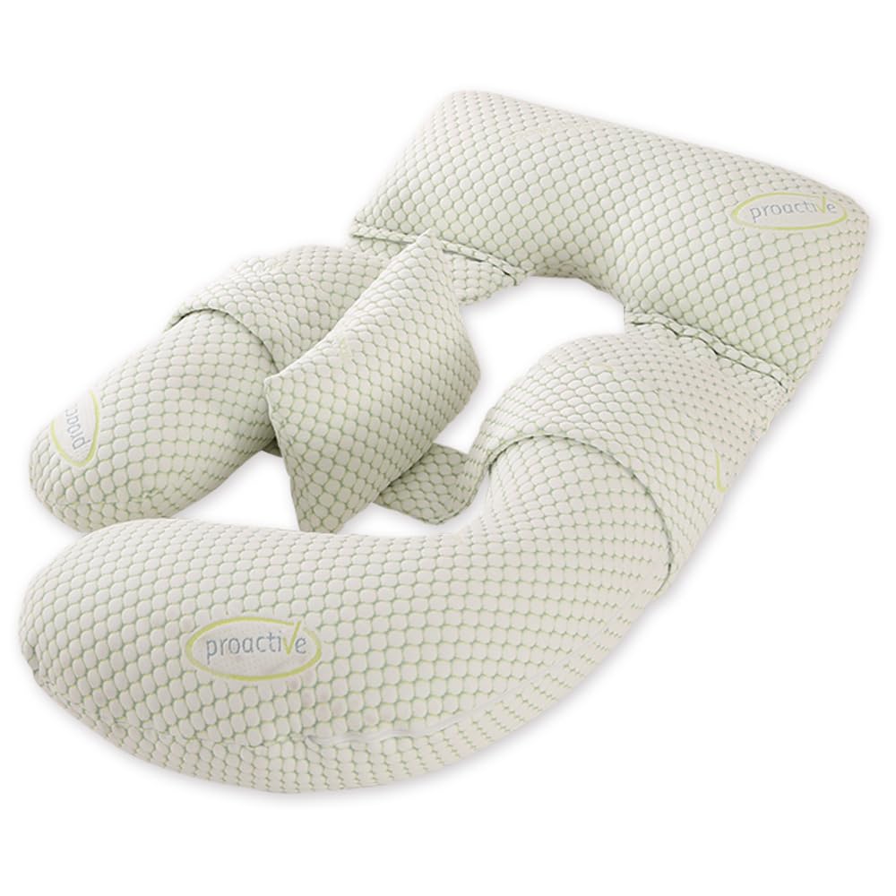 Schwangerschaftskissen XXL – Seitenschläferkissen für Schwangere – Ergonomisches Körperkissen für Bauch, Rücken und Beine – Stillkissen – Waschbarer Bezug – 180 cm