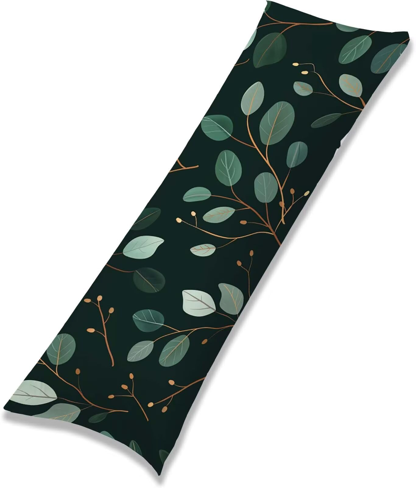 Nero-20 Federe Cuscino Letto 50 x 150 cm, Grande Cuscini per Divano Lino,
