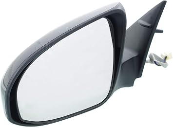 Kool Vue Driver Side Power Heated Mirror for Toyota Camry 2015 Manual Fold Without Signal Light & Blind Spot Monitor Paintable