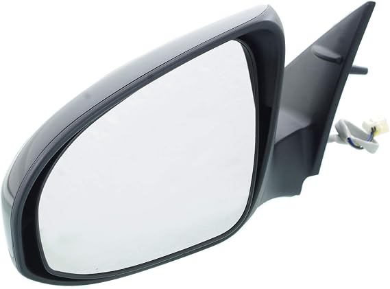 Kool Vue Driver Side Power Heated Mirror for Toyota Camry 2015 Manual Fold Without Signal Light & Blind Spot Monitor Paintable