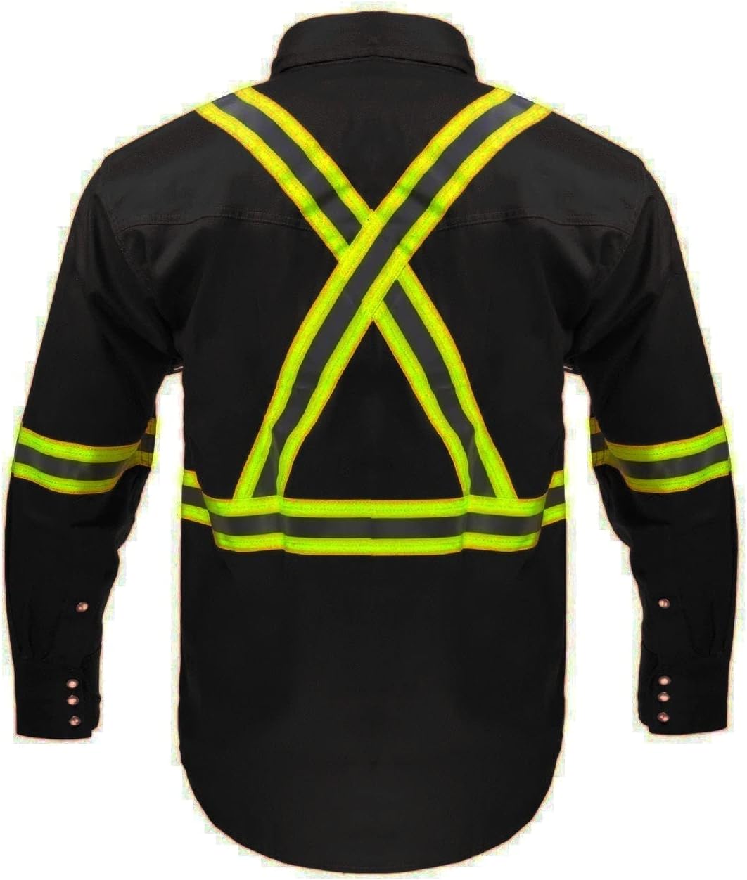 Flame Resistant High Visibility Hi Vis FR Shirt - 100% C - 7 oz - Image 8