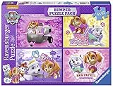¡Cuatro puzzles de 42 piezas en 1!