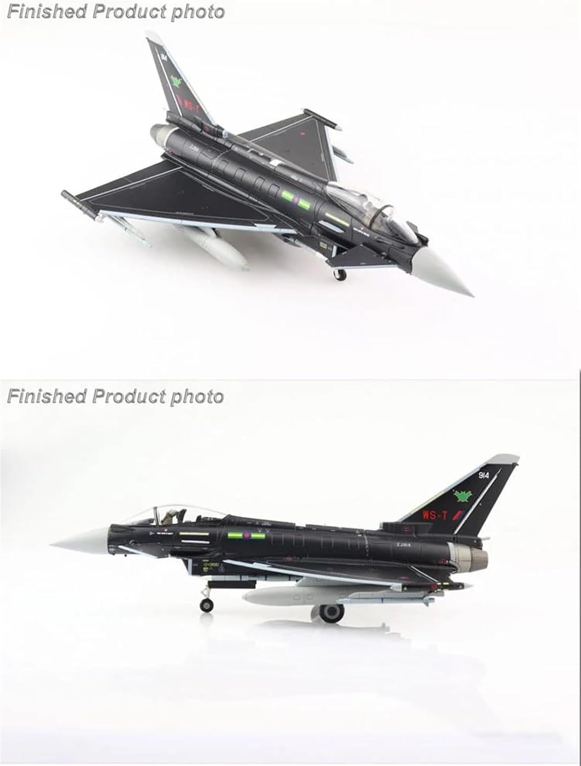Miniature Scale Diecast 1 72 Scale Typhoon EF2000 Alloy Model Collection Souvenir Display Ornaments Flying Toy Game Kits
