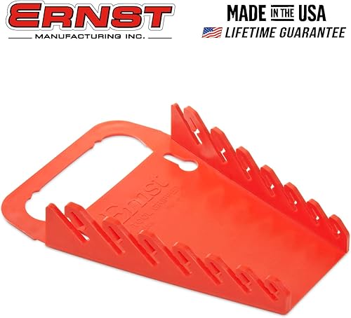 Miniatura 9 de Ernst Manufacturing 5157 Gripper - Organizador de llaves inversas, 15 herramientas, color naranja