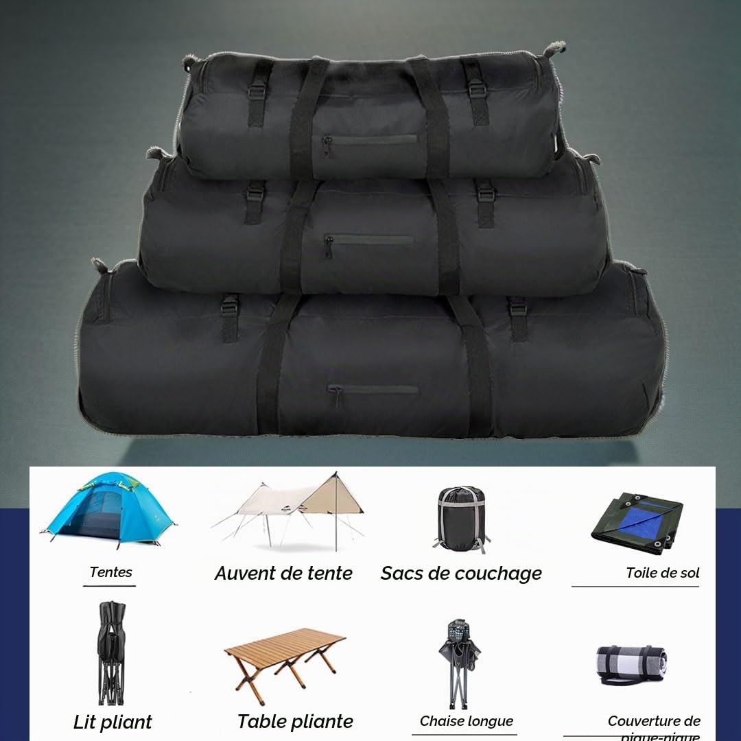 Arxus Sac de Sport 30L 50L 90L Grand Sac de Voyage avec Bandoulière