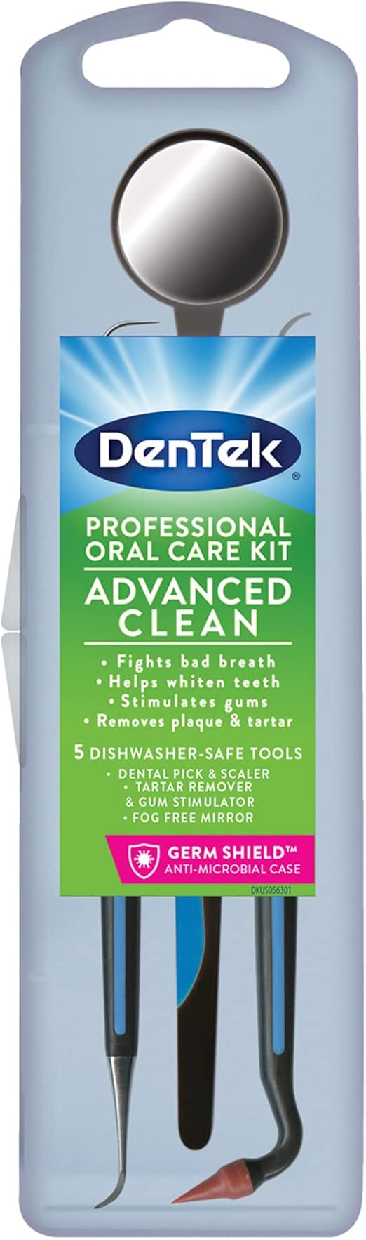DenTek Professional Oral Care Kit, Advanced Clean Portable, Multiple Tips, Dental