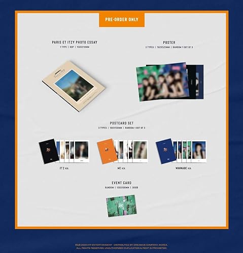 Miniatura 3 de Itzy - IT'z ME [IT'Z+ME+WANNABE ver. Juego completo] (álbum mini) 3CD+3Photobook+3 Póster plegado+Beneficio de pre-pedido+Otros con juego de