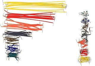 Multicolour Assorted Preformed Breadboard Prototyping Jumper Wire Kit (140)