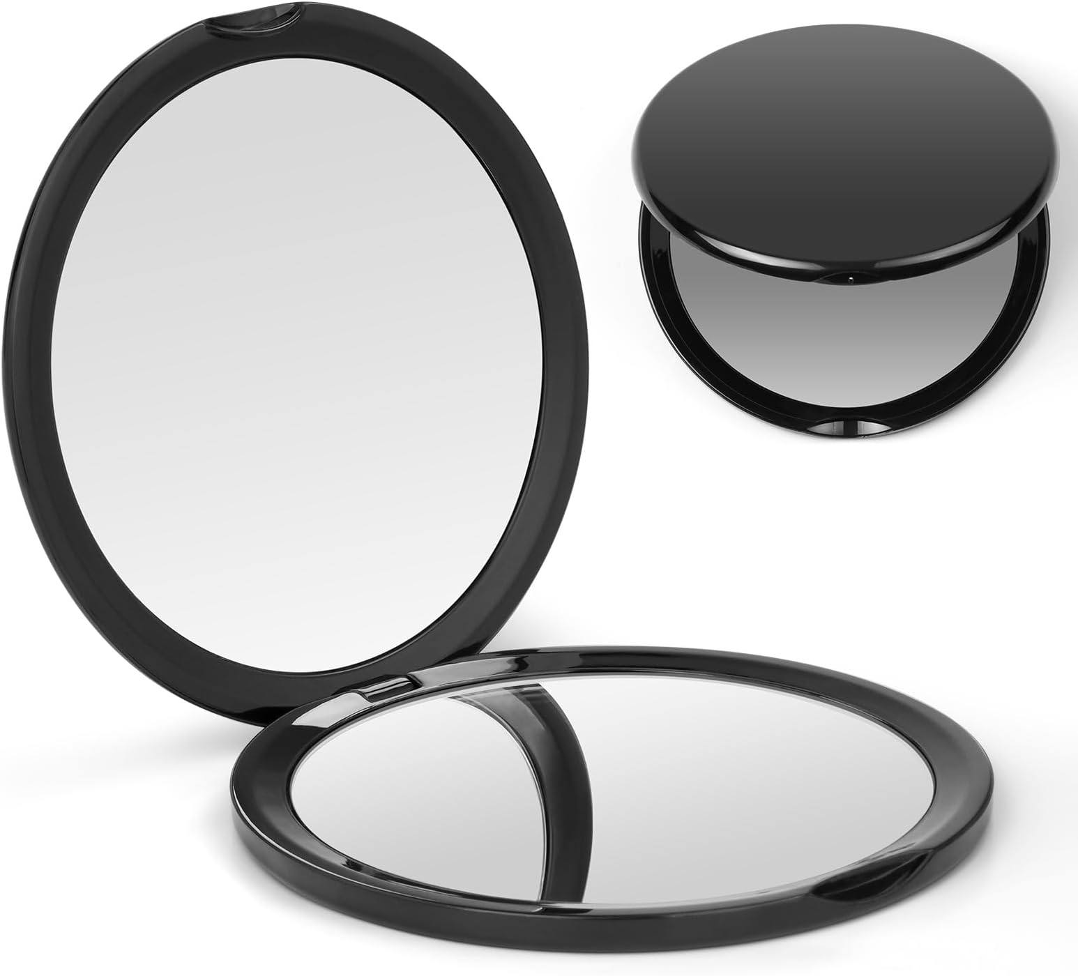 Miroir Grossissant 10x Avec Lumière Suupvaor - Support Table, 3 Modes Éclairage, Grand Format Noir