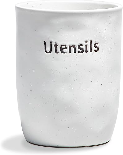 Miniatura 1 de ONEMORE Soporte grande para utensilios de cocina para encimera, utensilio de cerámica de 7.2 pulgadas para espátula de cuchara, decoración de