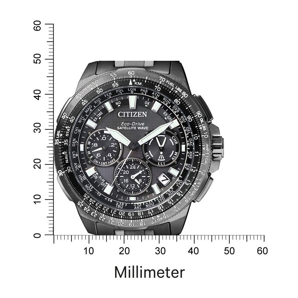 Citizen Herren Chronograph Quarz Uhr mit Titan Armband CC9025-51E