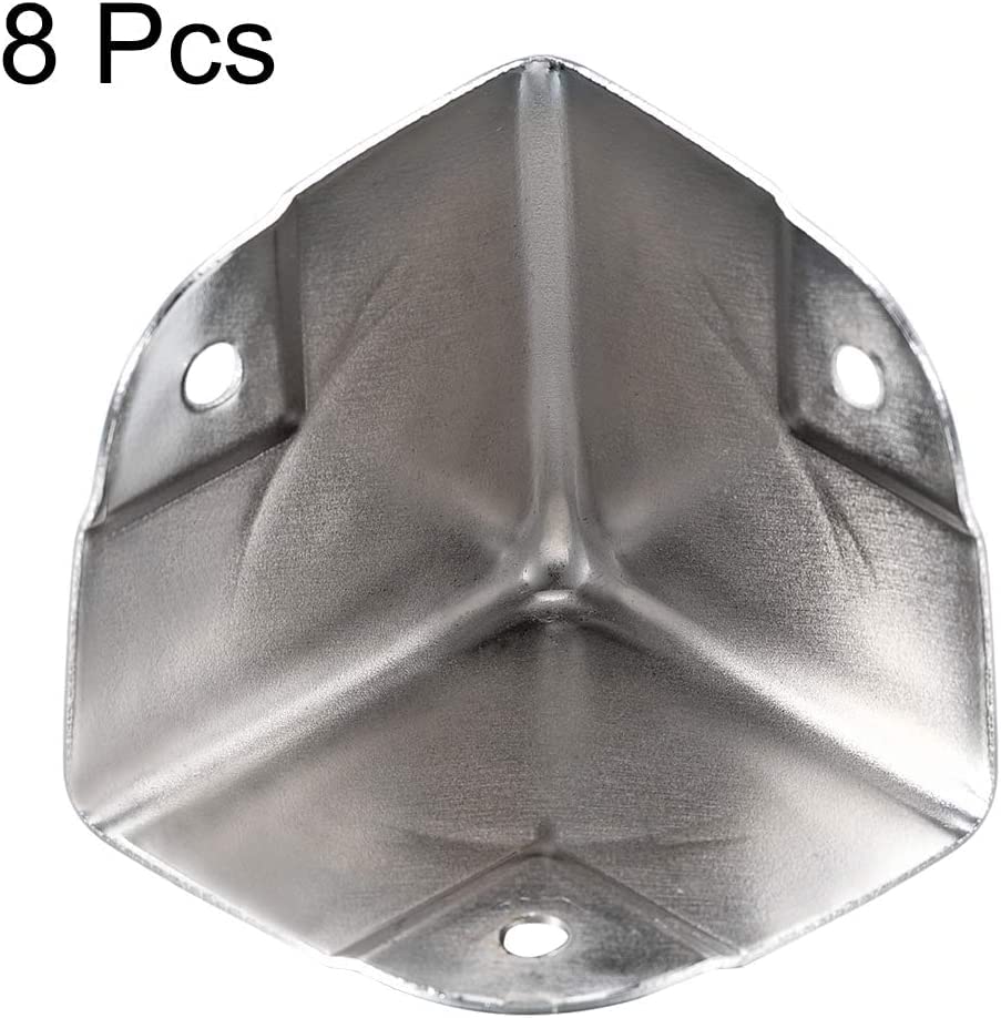 Protectores de esquinas de metal Protectores Esquina de la encimera de la abrazadera angular, protector de reposapiés, Protectores de esquinas de caja Protector de borde de caja 40 X 40 X 40 mm Tono p