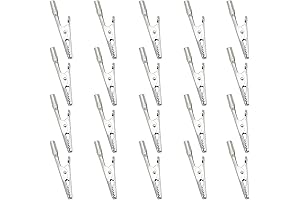 20-Piece 2" Alligator Clips for Arts & Crafts