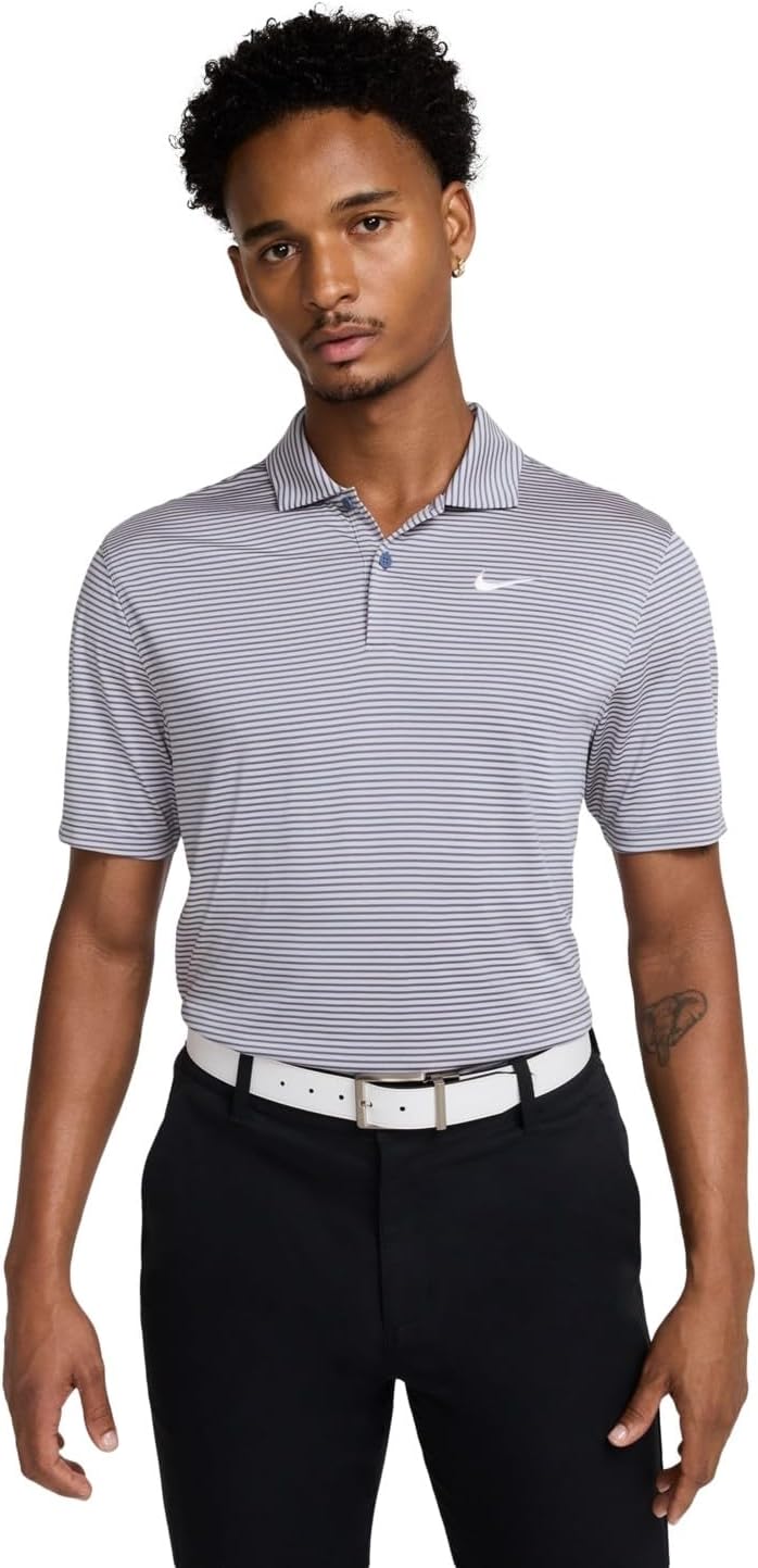 Nike Men's Dri-FIT Tour Golf Polo - Seasonal & Limited Colors (US, Alpha, Large, Regular, Regular, Platinum Violet)