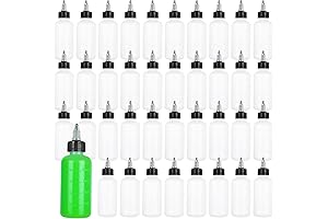 ZOFORTY 40 Pack 4 Oz Squeeze Bottles, Plastic Squeeze Bottles with Twist...