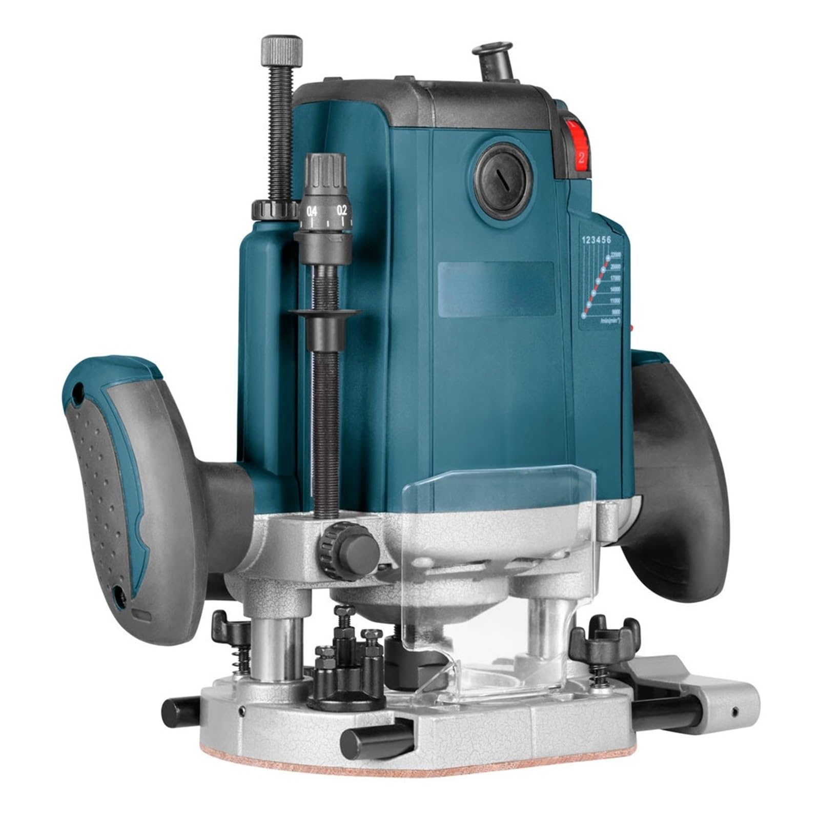 Modelo 7113 2.1KW Enrutador De Madera Eléctrico Herramientas Talla Velocidad Variable Alto Rendimiento Bloqueo RáPido