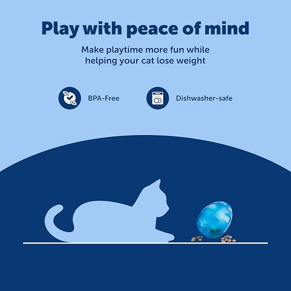 PetSafe Egg-Cersizer Interactive Cat Slow Feeder Toy
