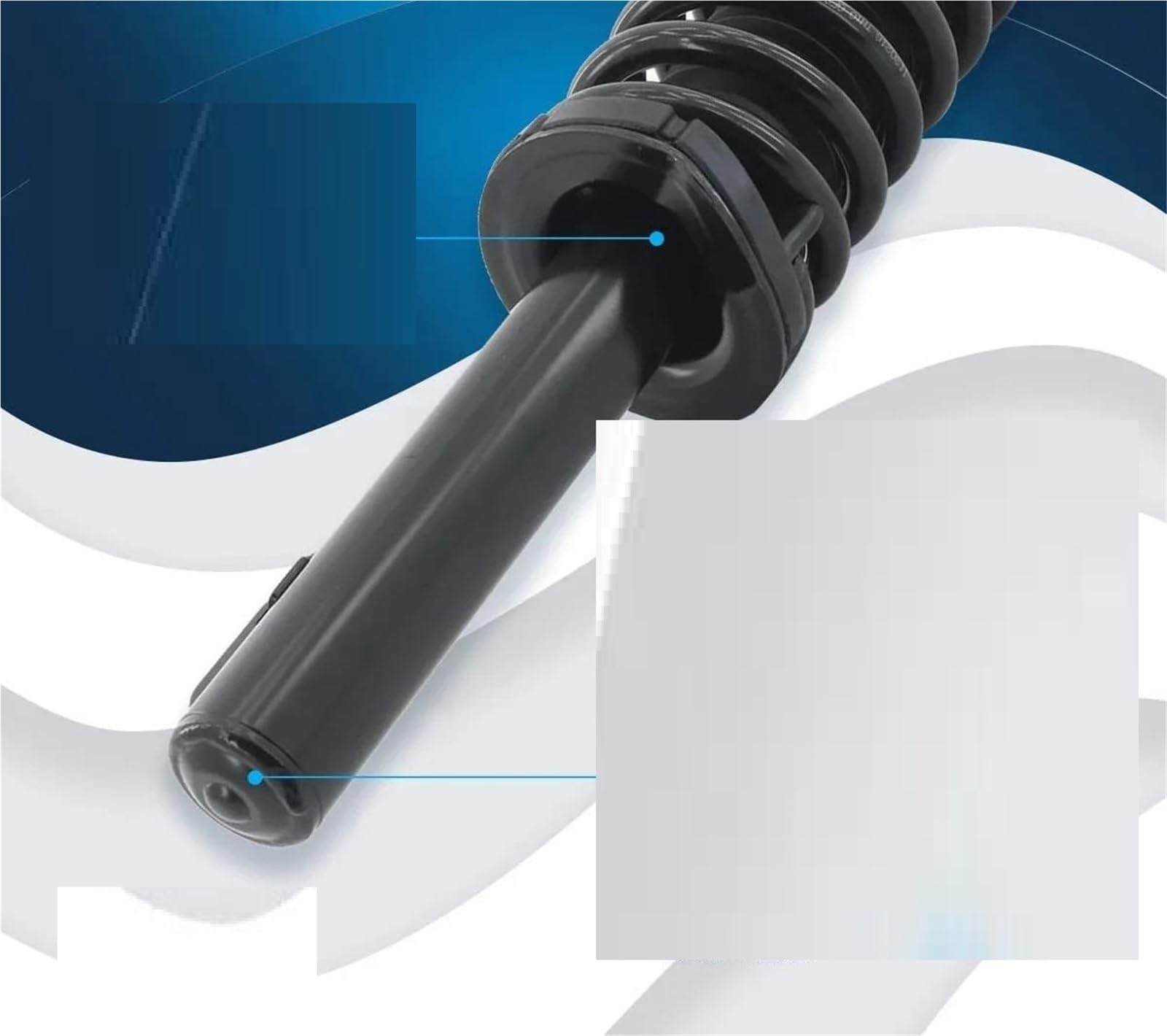 Parti della Sospensione Parti di Sospensione Automobilistiche Ammortizzatori Anteriori E Posteriori - Set da 4 Pezzi per Jeep per Commander per Grand per Cherokee Steel