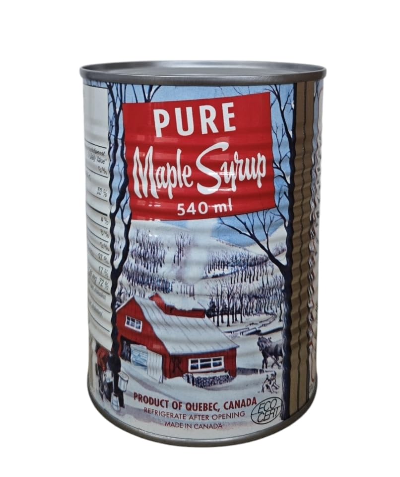 Amazon.com : Pure Certified Organic Quebec Maple Syrup, 540ml Can