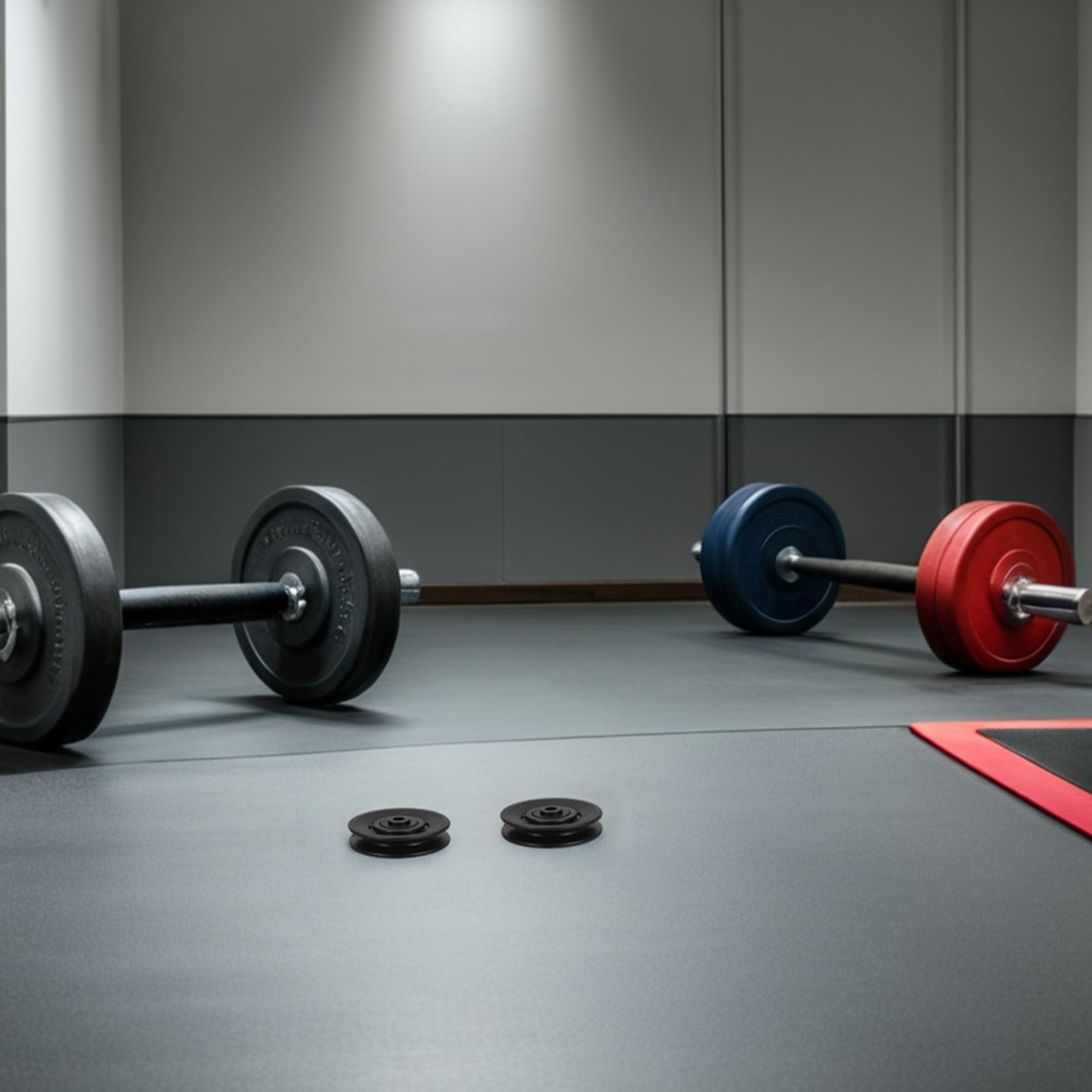 Juego de 8 Poleas de Cojinete para Gimnasio Cubierta Protectora de Polvo, Material Pa6 Resistente, Compatibles Equipos de Gimnasio y Uso en Casa