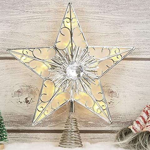 Adeeing 11 Zoll Weihnachtsbaumspitze Cover