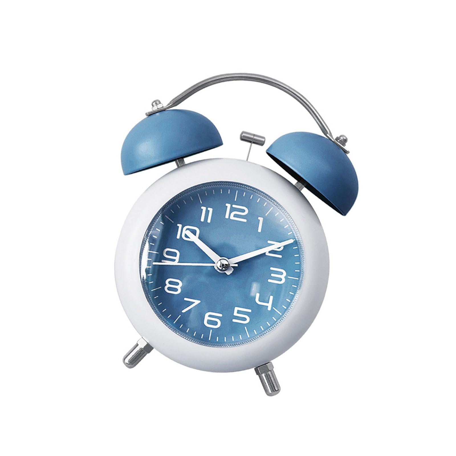 APGLSXY Analog Alarm Clock, Battery Operated Desk Table Shelf Clock for Kids, Bedside Alarm Clocks with Light for Bathroom Loud Analog