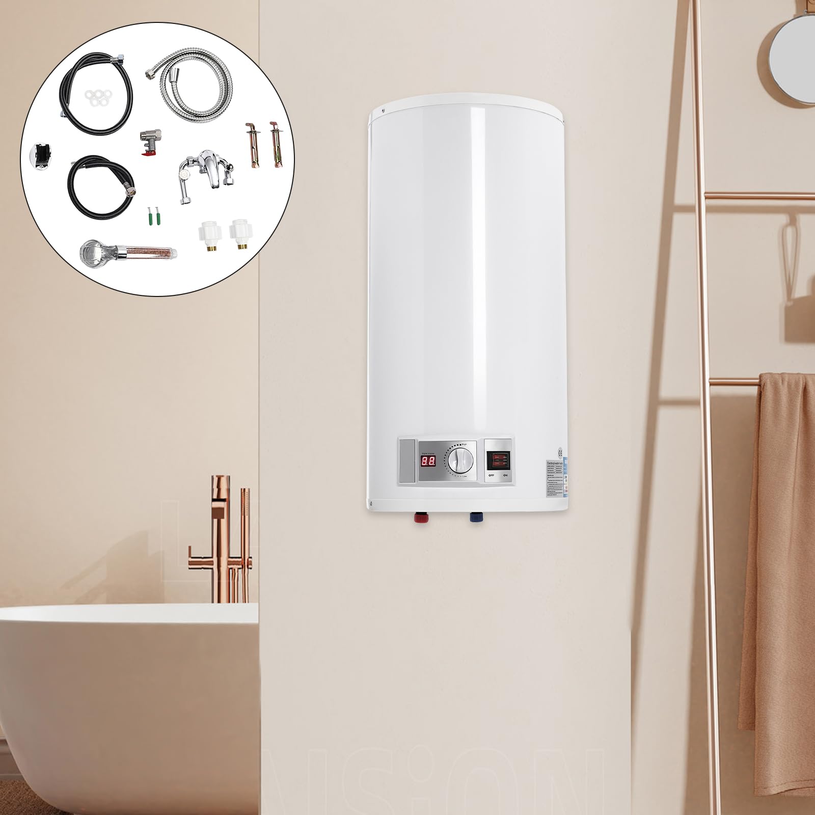 Scaldacqua elettrico, scaldabagno 230 V, scaldabagno elettrico, scaldabagno istantaneo cucina, riscaldamento piscina, pompa di calore industriale industriale, scaldabagno piccolo, scaldabagno