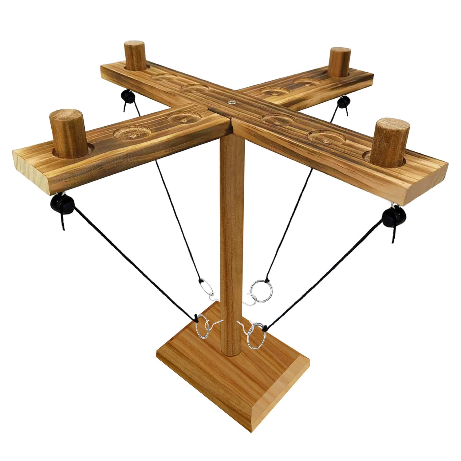Ringwurfspiel, Hakenspiel, Terrassen-Spiele, handgefertigte interaktive Holzspiele für Erwachsene, Bars, Zuhause und Partyspaß