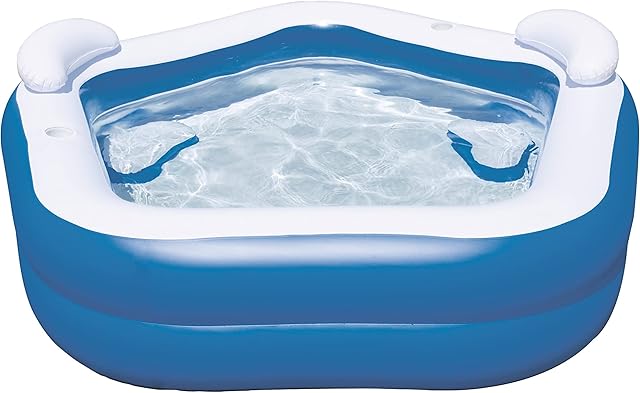 Bestway Family Fun Lounge, Inflatable Pool for kids, Assorted Colour