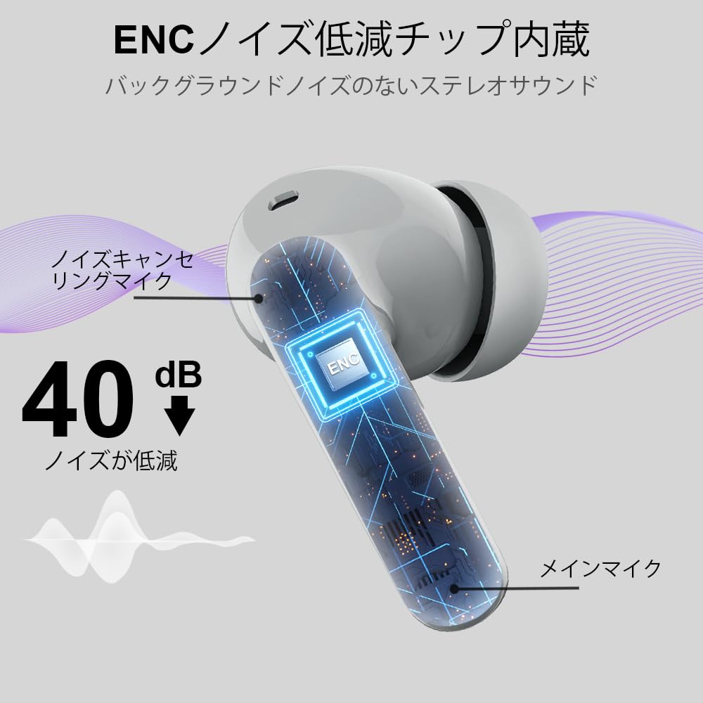 Amazon.co.jp: イヤホン bluetooth ワイヤレスイヤホン【2026最新