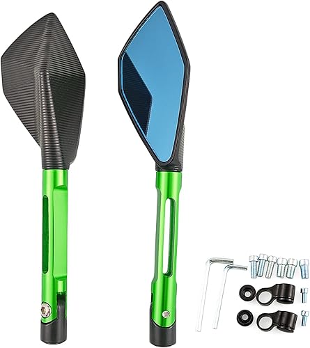 Espejo retrovisor para motocicleta Yamaha XT660 XT660R XT660X XT660Z TENERE 2004-2017 Espejo retrovisor azul antirreflejos espejos laterales