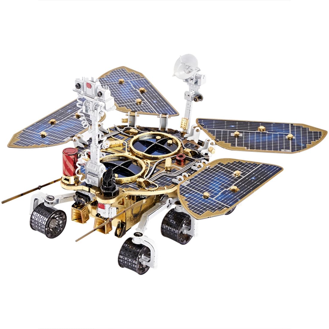 Kit 3D per un robot spaziale meccanico in metallo in scala 1:23, da costruire, kit STEM per esplorazione spaziale e oggetto da collezione (oltre 281 pezzi)