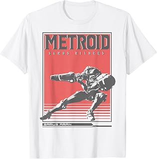Nintendo Metroid Samus Returns Side Pose Graphic T-Shirt T-Shirt