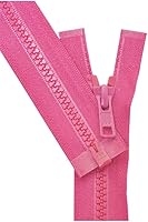 Vista 55 de YKK - Chaqueta Vislon de 22 pulgadas, 5 separadores de plástico moldeado, peso medio por cada uno (color seleccionado) (blanco nieve - 841)