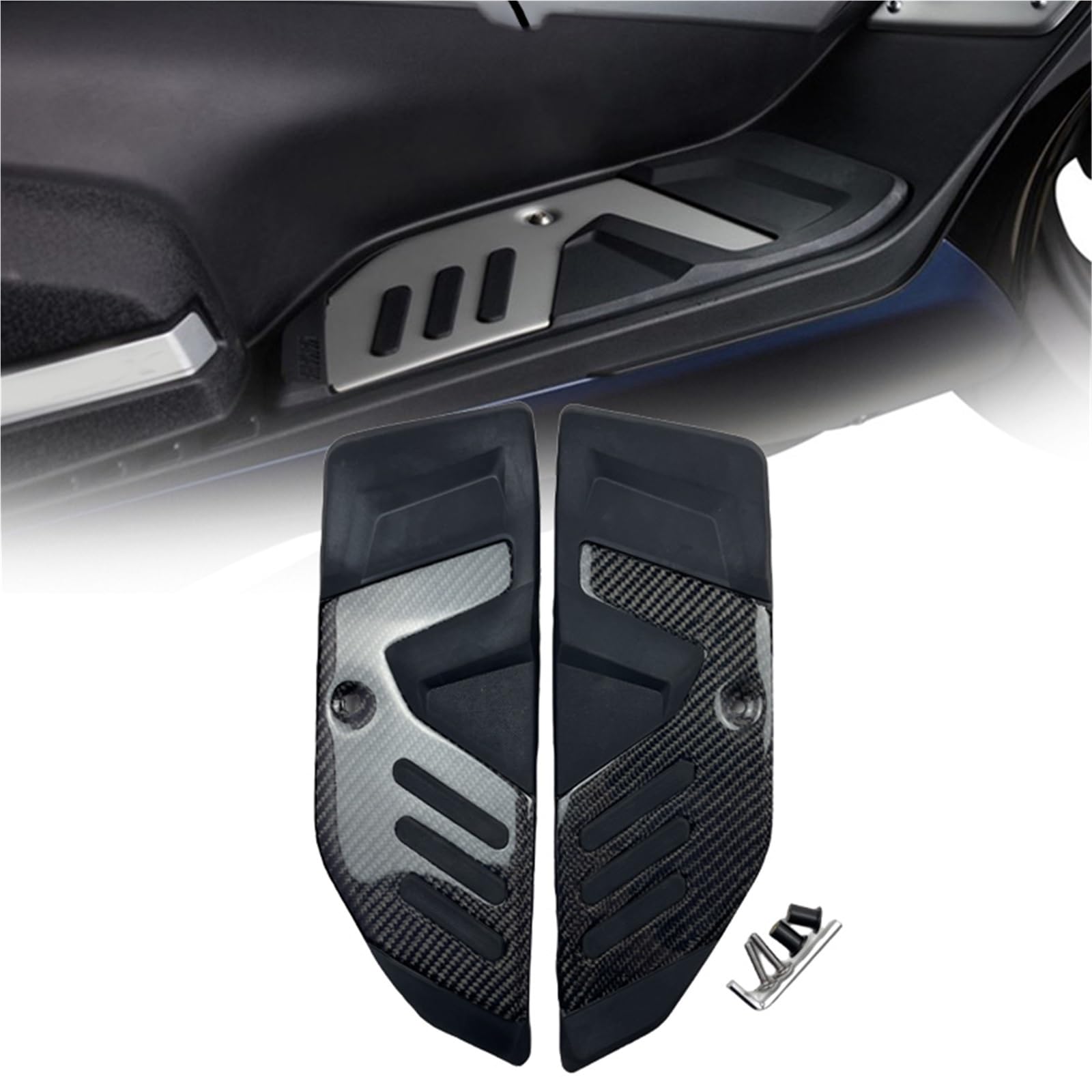 Repose-Pieds Moto TMAX 560 carbone pour vos balades et sorties urbaines