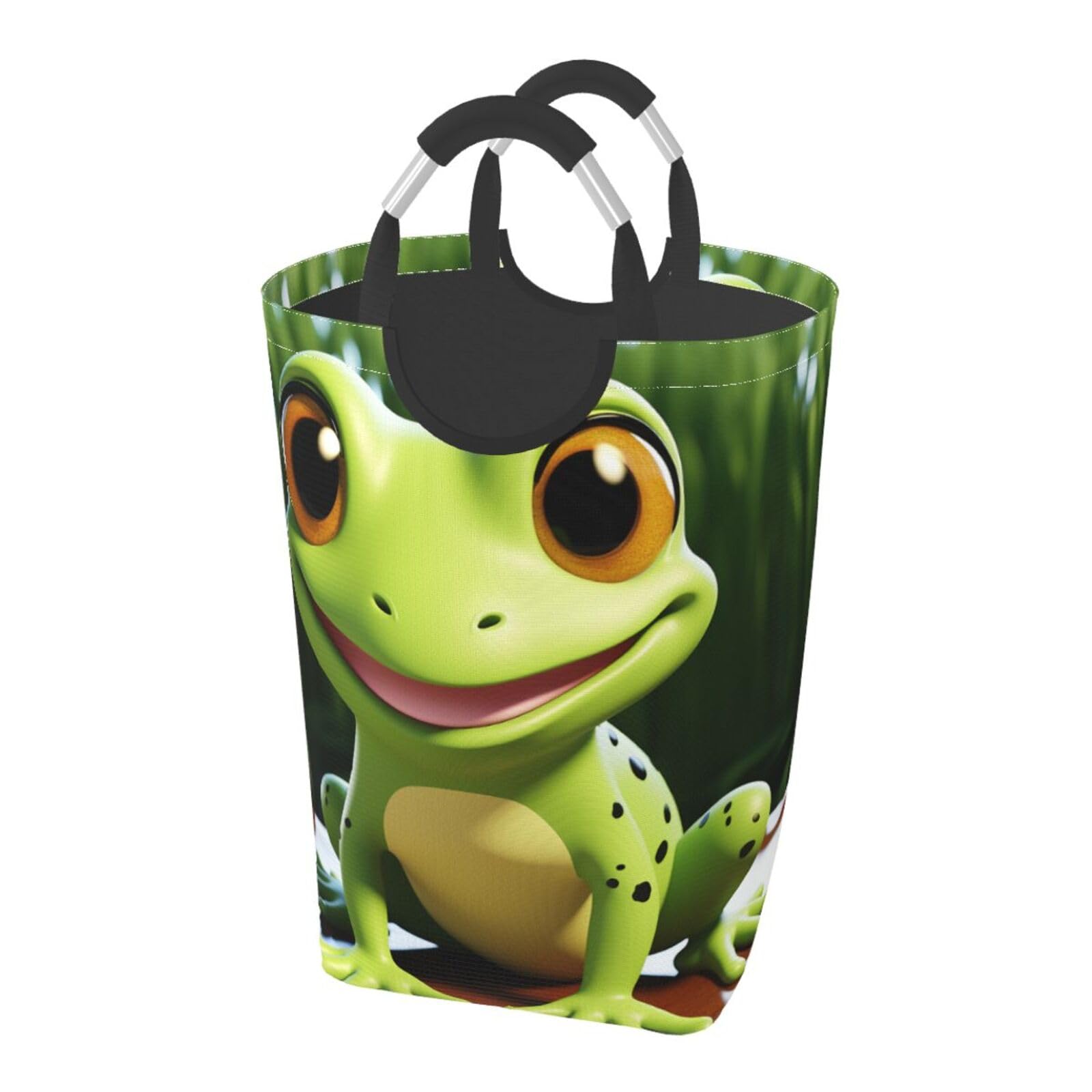 Panier à linge grenouille autonome pour organiser la salle de bain