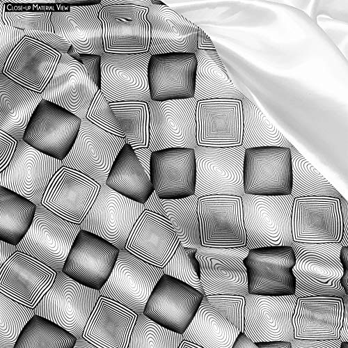 Image of ArtzFolio Monochrome Squares | Reusable Sack Bag | Bag for Gym, Storage, Vegetable & Travel