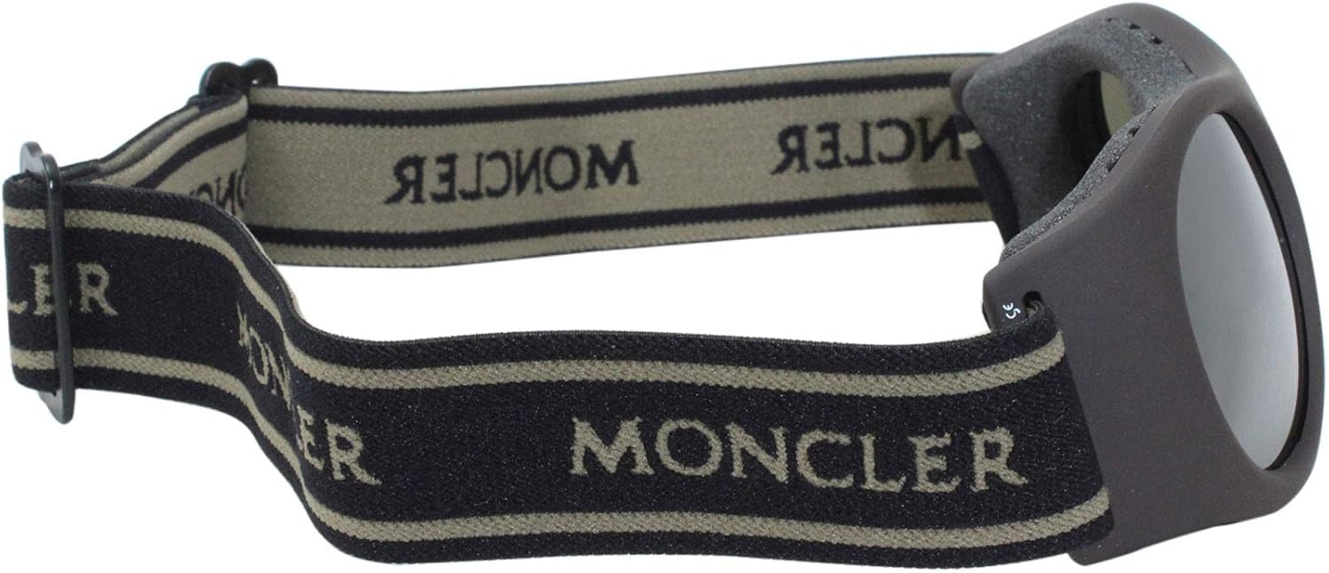 Moncler ML0051 Dark Brown/Smoke Unisex Ski Goggles