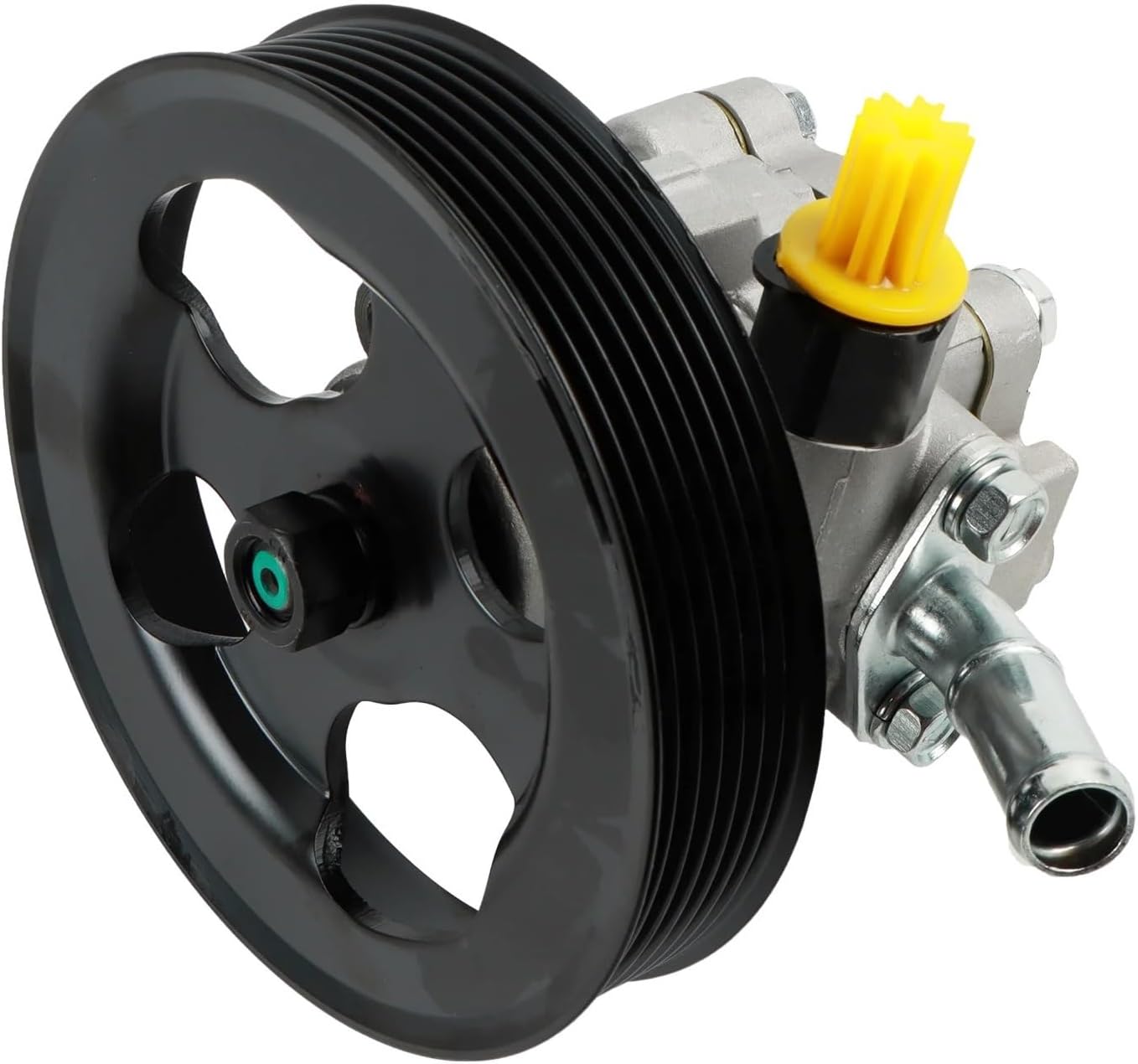 Power Steering Pump W/Pulley 2004-2011 Compatible With Infiniti QX56 2004 Compatible With Nissan Titan 5.6 21-5366 Car Engine Replacement Parts