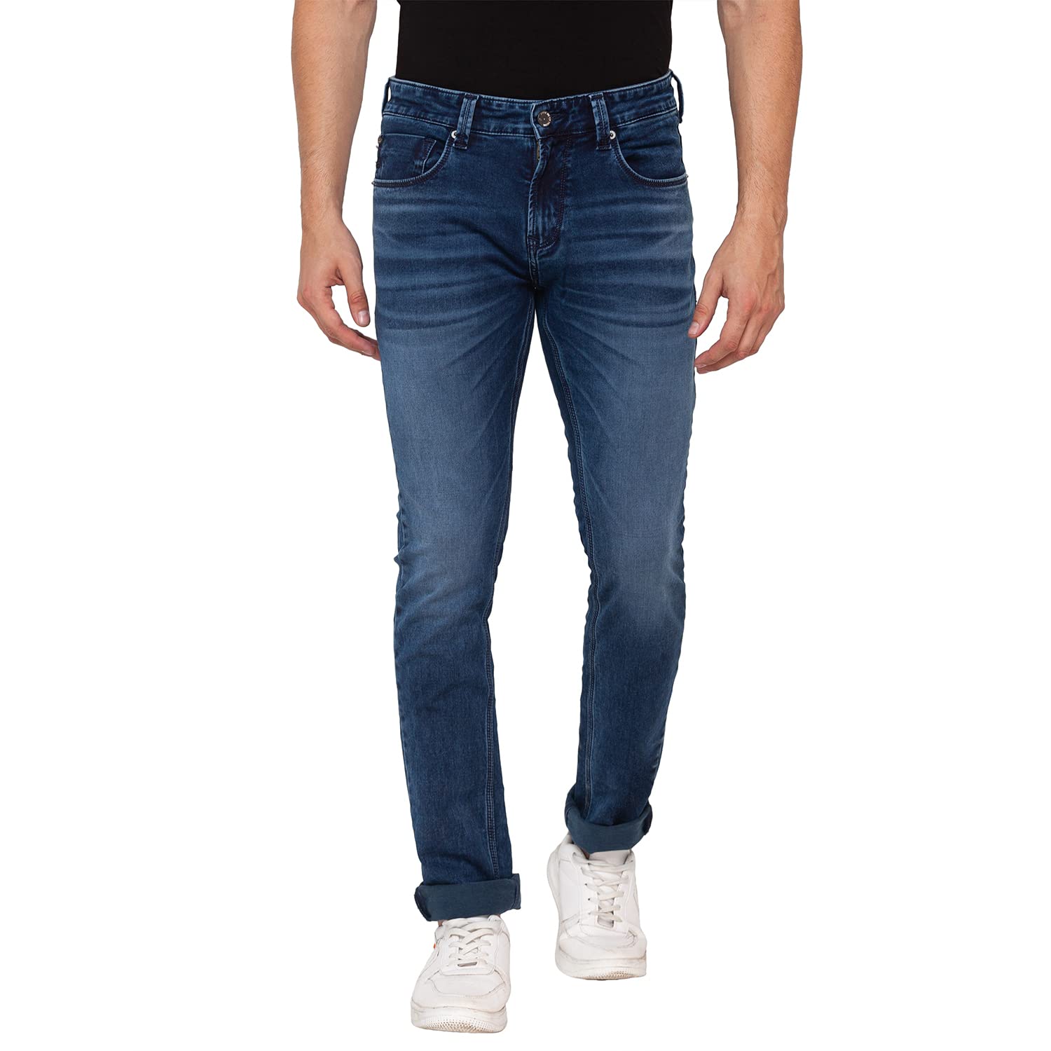 spykar Men's Slim Fit Low Rise Casual Jeans-picture-22