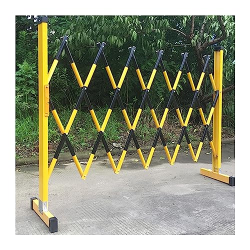 Barrière de circulation rétractable noire extensible et clôture d'allée mobile - 2
