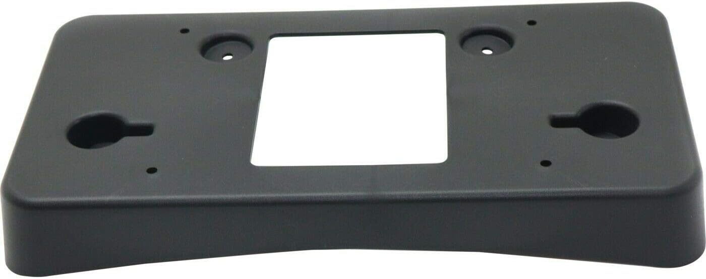 DAT AUTO PARTS Front Bumper License Plate Bracket Frame Cover Tag Holder Replacement for 2016-2018 Cadillac CT6 Black Textured Made of Plastic GM1068189 22990448