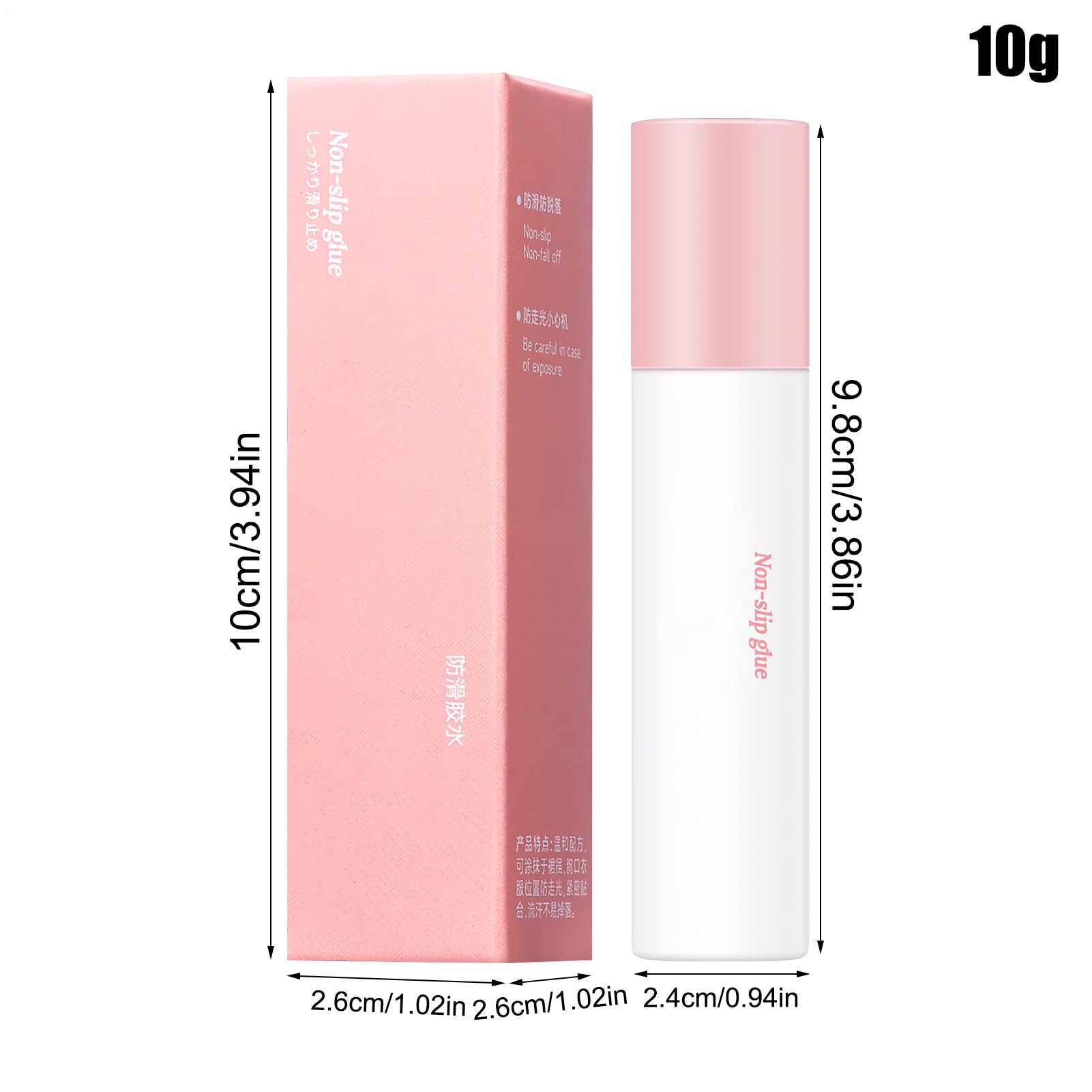 Body Adhesive Roll On, 20 g Skin Bonding Liquid, Non Slip Quick Drying Body Tape, Trasparente Sweatproof Glue Stick, ideale per Travel, Everyday Wear, Secure Sports Fit