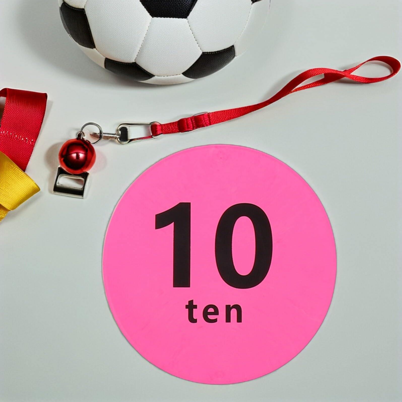 ifundom 10 Szt Przeszkód Piłkarskich Pachołki Sportowe Do Ćwiczeń Akcesoria Do Treningu Piłkarskiego Znaczniki Zwinności Płaskie Znaczniki Pachołków Znacznik Punktowy