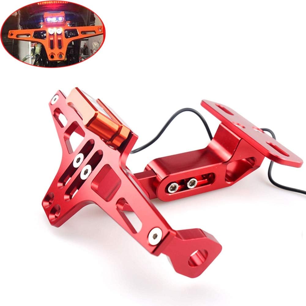 Buy CNC Aluminum Universal Fender Eliminator License Plate Bracket For
