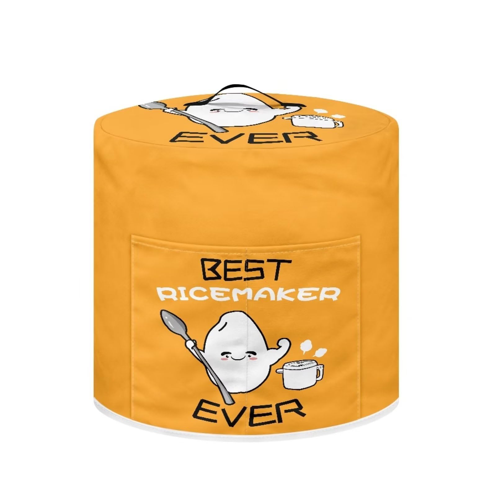 Suobstales Funny Rice Cooker Print Kitchen Decor Accessories Appliance Dust Cover for Electric Pressure Cooker Air Fryer Rice