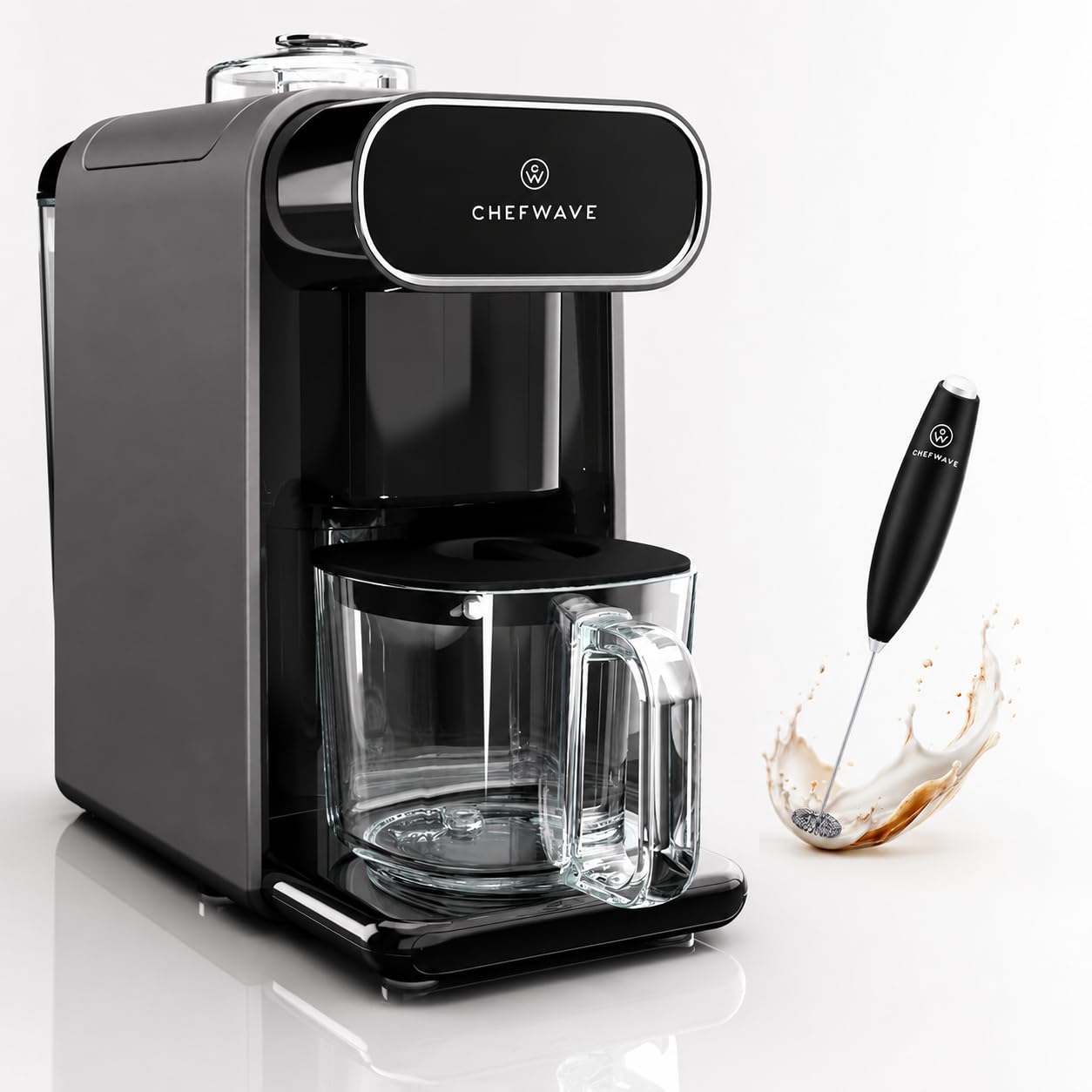 Amazon.com: ChefWave Milkmade Soy Milk Maker (Black/Silver) with