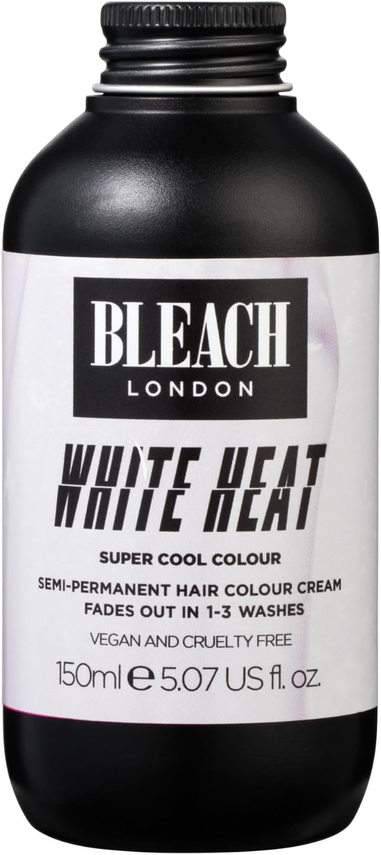 White Heat Colour - Semi-Permanent Hair Colour, Cool Neutral Blonde, Vegan, Cruelty Free, Temporary Hair Colour Cream, 150 ml